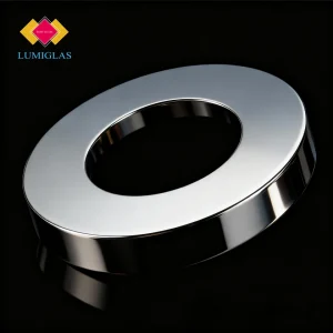 LUMIGLAS® Type 76 fused sight glass disc — metal-fused borosilicate to DIN 7079, for DIN 28121 welding neck flange assemblies