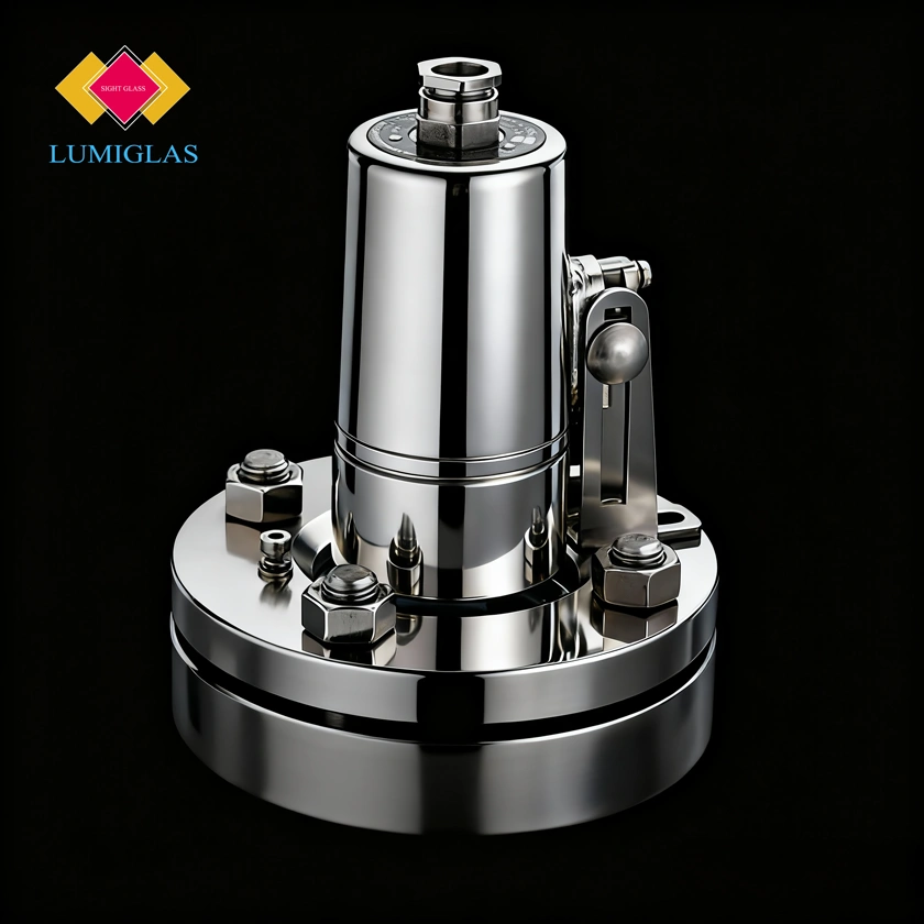 ESL25 LED-Ex luminaire mounted on sight glass