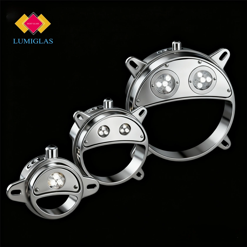 Lumistar LED luminaire 80 mounted on sight glass