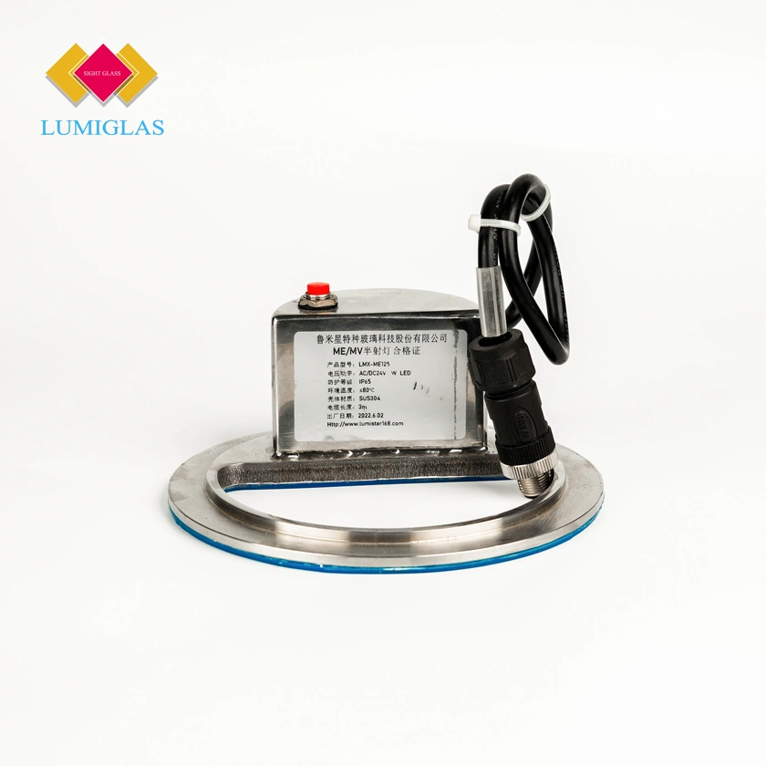 Lumistar ME-LED front view stainless steel