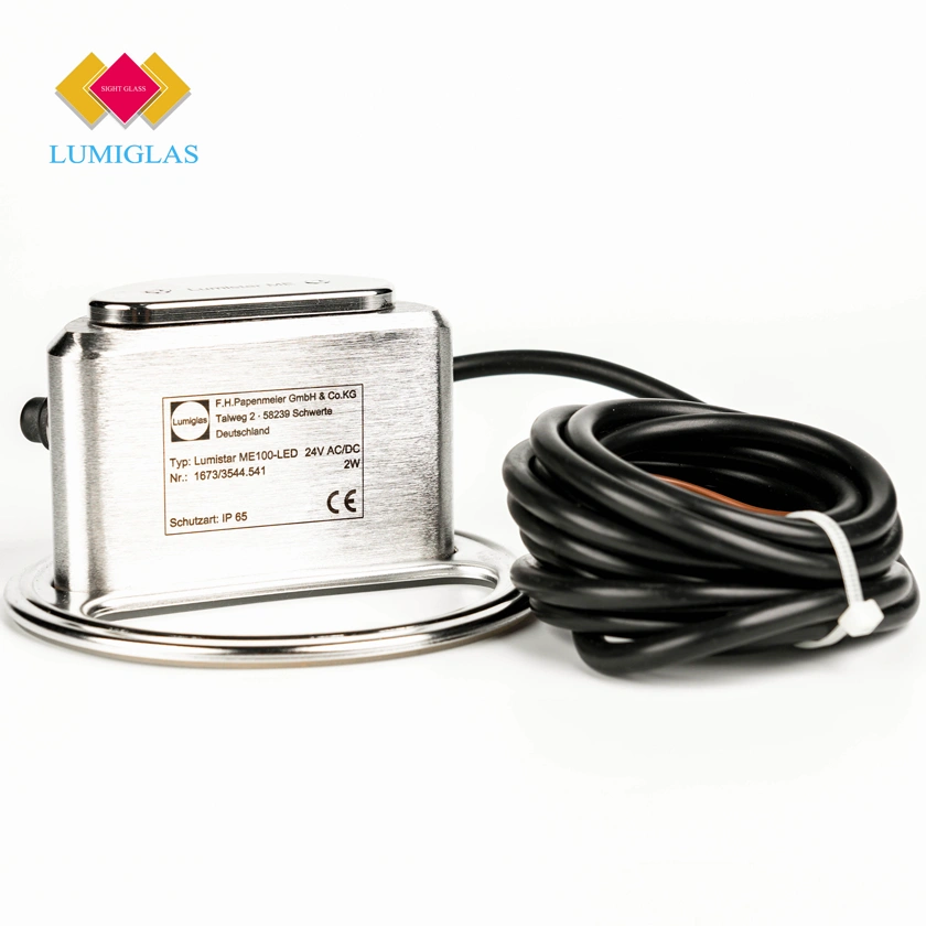 Lumistar ME-LED front view stainless steel