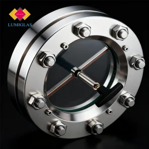 sight glass with scraper for DN50–DN400