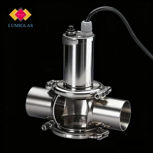 USL 33 LED luminaire mounted on sight glass