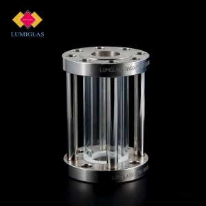 Flow sight glass installed on process pipe -inline tubular sight glass
