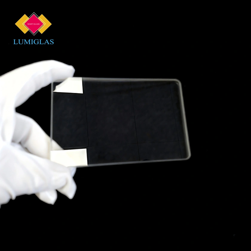 Alkali-resistant mica glass window for high pH boiler observation.
