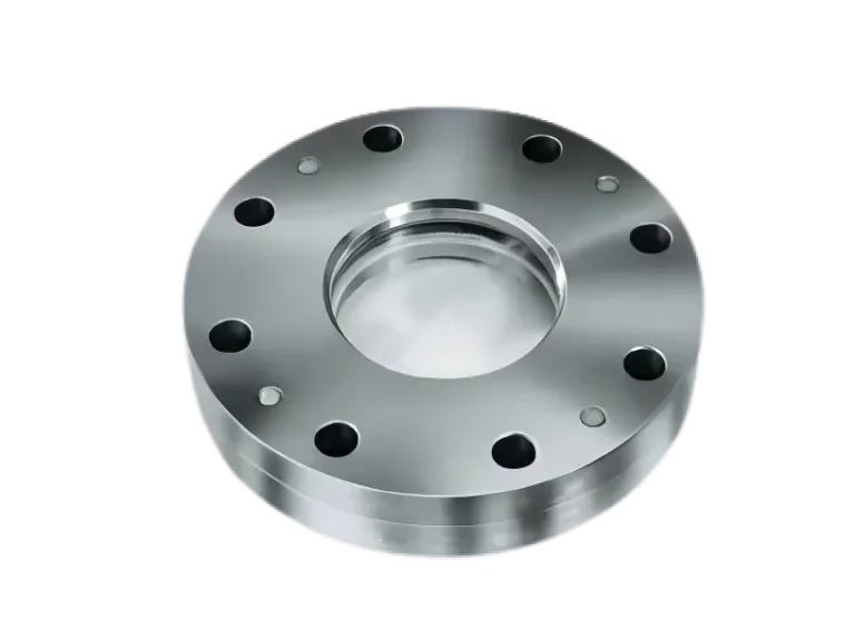 Lumiglas circular sight glass fitting designed for chemical processing plants in Southeast Asia