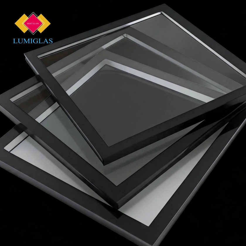 Lumiglas high-temperature explosion-proof glass-ceramic IGU, Neoceram + tempered safety glass, 950 °C service